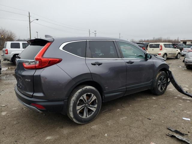 2HKRW6H30JH233789 - 2018 HONDA CR-V LX GRAY photo 3