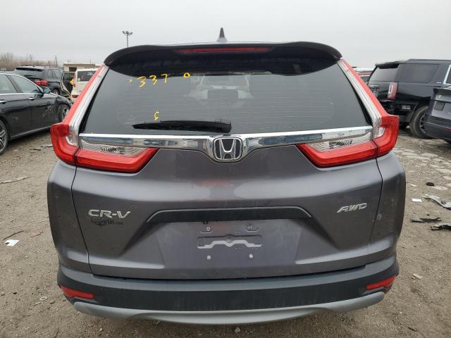 2HKRW6H30JH233789 - 2018 HONDA CR-V LX GRAY photo 6