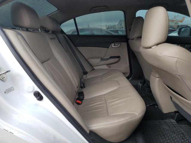 19XFB2F96DE234582 - 2013 HONDA CIVIC EXL თეთრი ფოტო 10