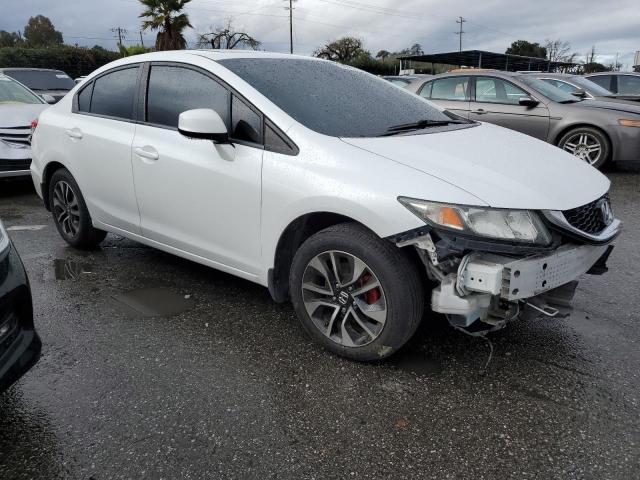 19XFB2F96DE234582 - 2013 HONDA CIVIC EXL WHITE photo 4