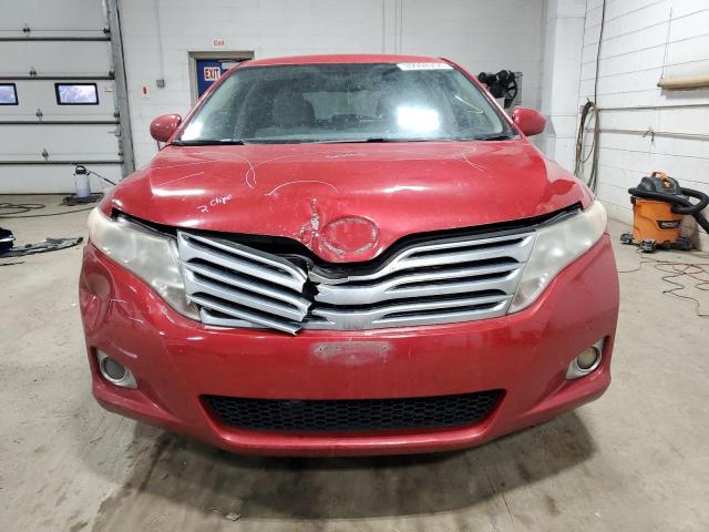 4T3ZE11A99U003123 - 2009 TOYOTA VENZA RED photo 5