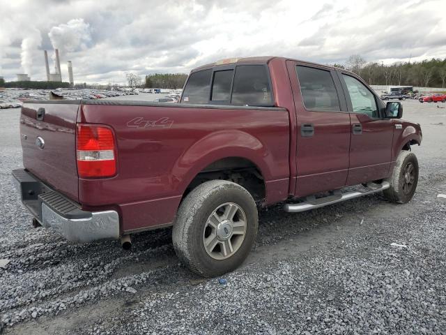 1FTPW145X5FA54287 - 2005 FORD F150 SUPERCREW BURGUNDY photo 3