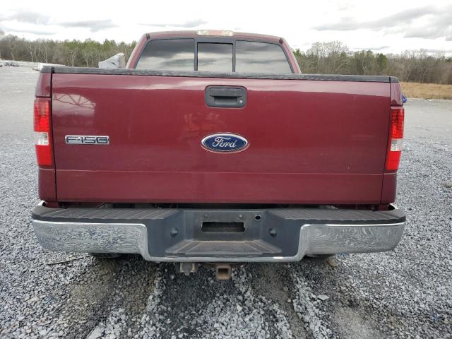 1FTPW145X5FA54287 - 2005 FORD F150 SUPERCREW BURGUNDY photo 6