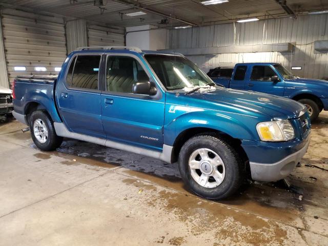 1FMZU77E81UB37103 - 2001 FORD EXPLORER S GREEN photo 4