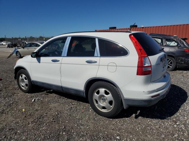 JHLRE3H37AC009886 - 2010 HONDA CR-V LX WHITE photo 2