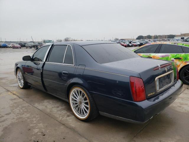 1G6KD54Y41U255659 - 2001 CADILLAC DEVILLE BLUE photo 2