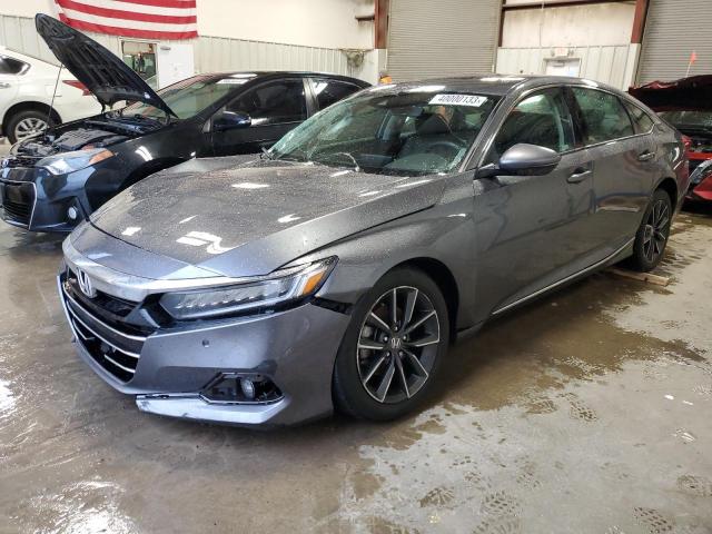 1HGCV1F56MA026093 - 2021 HONDA ACCORD EXL GRAY photo 1