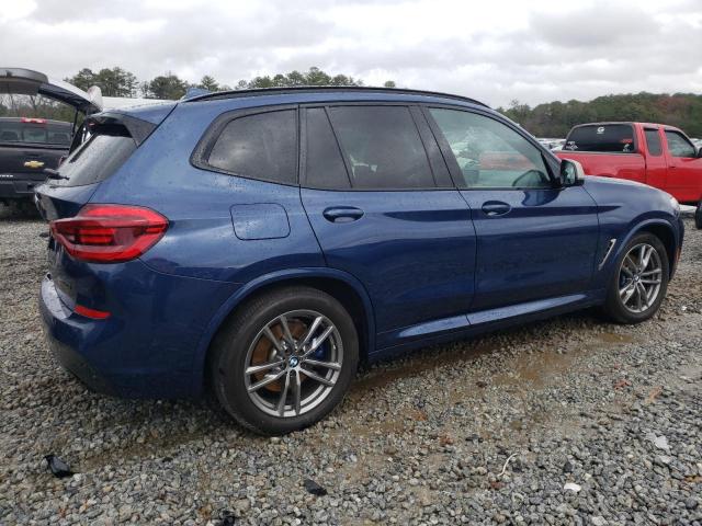 5UXTY9C04L9B48708 - 2020 BMW X3 XDRIVEM40I BLUE photo 3