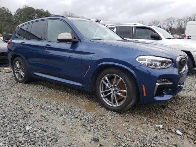 5UXTY9C04L9B48708 - 2020 BMW X3 XDRIVEM40I BLUE photo 4