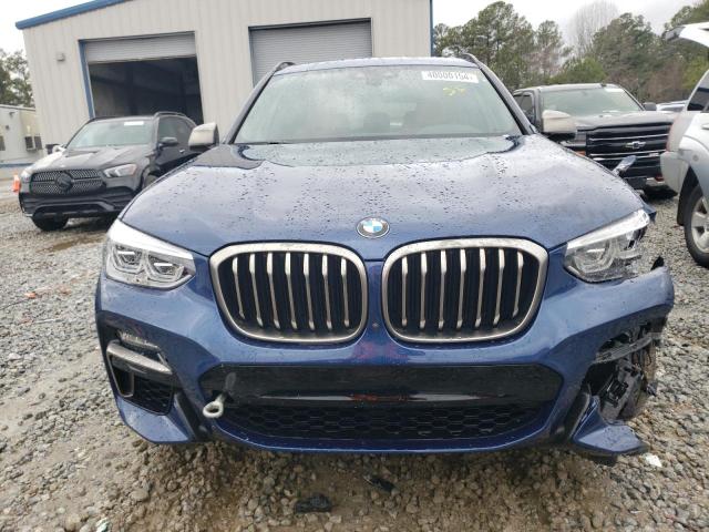 5UXTY9C04L9B48708 - 2020 BMW X3 XDRIVEM40I BLUE photo 5