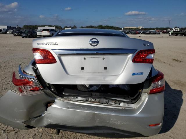 3N1AB7AP1EL670852 - 2014 NISSAN SENTRA S SILVER photo 6