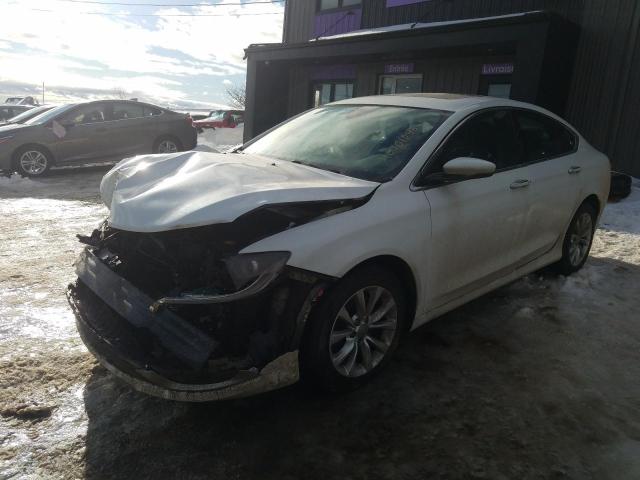 1C3CCCCG8FN520459 - 2015 CHRYSLER 200 C WHITE photo 1