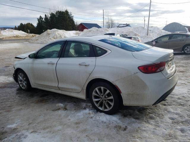 1C3CCCCG8FN520459 - 2015 CHRYSLER 200 C WHITE photo 2