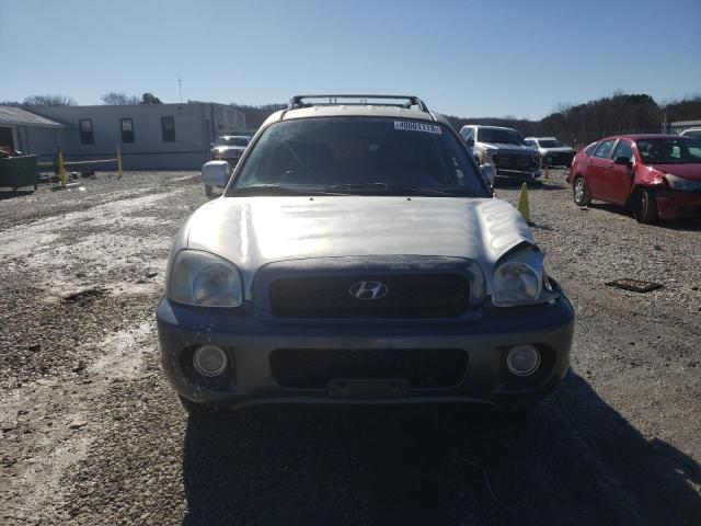 KM8SC83D71U108988 - 2001 HYUNDAI SANTA FE GLS SILVER photo 5