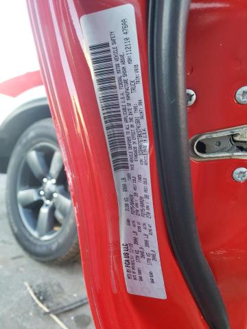 1C6RR7GT8KS741601 - 2019 RAM 1500 CLASS SLT წითელი ფოტო 12