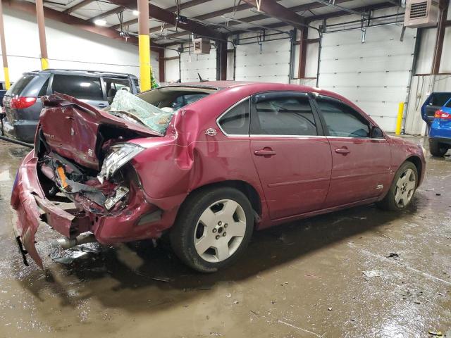 2G1WD58C469250892 - 2006 CHEVROLET IMPALA SUPER SPORT MAROON photo 3