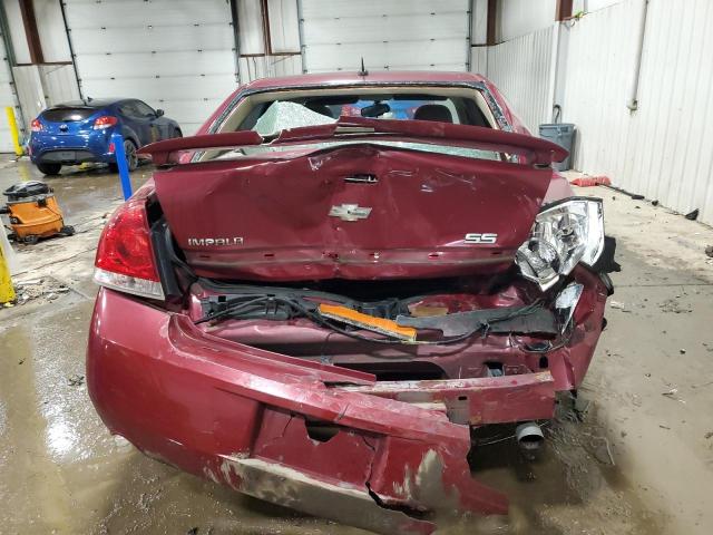 2G1WD58C469250892 - 2006 CHEVROLET IMPALA SUPER SPORT MAROON photo 6