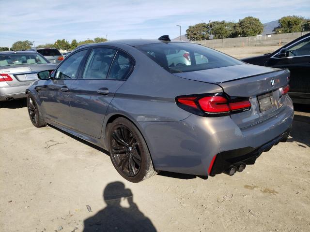 WBS83CH09NCH63989 - 2022 BMW M5 GRAY photo 2