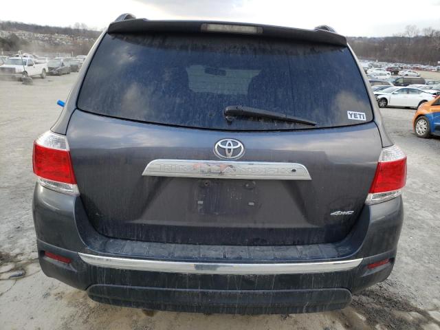 5TDBK3EH8CS159899 - 2012 TOYOTA HIGHLANDER BASE BLACK photo 6