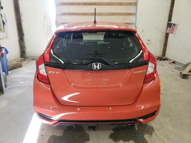 3HGGK5H66LM721599 - 2020 HONDA FIT SPORT ORANGE photo 6