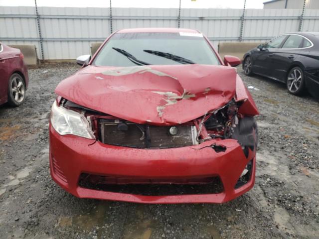 4T1BF1FK5EU790476 - 2014 TOYOTA CAMRY L RED photo 5