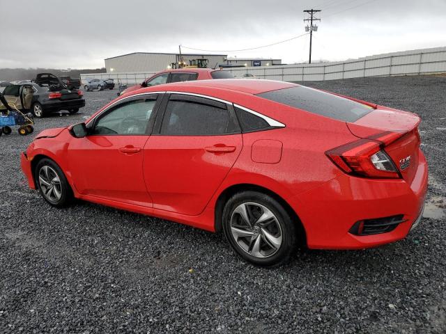 2HGFC2F63KH578179 - 2019 HONDA CIVIC LX RED photo 2