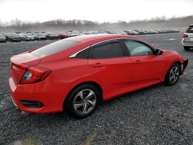 2HGFC2F63KH578179 - 2019 HONDA CIVIC LX RED photo 3