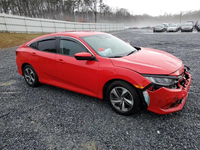 2HGFC2F63KH578179 - 2019 HONDA CIVIC LX RED photo 4