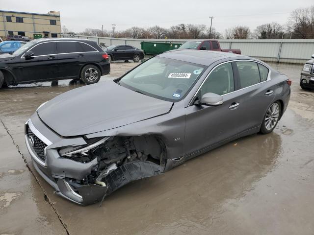 JN1EV7AP0JM361706 - 2018 INFINITI Q50 LUXE GRAY photo 1