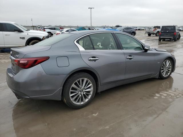 JN1EV7AP0JM361706 - 2018 INFINITI Q50 LUXE GRAY photo 3