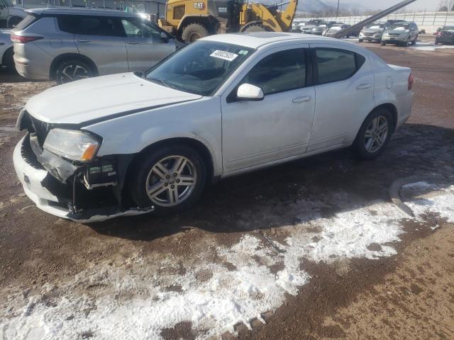 1C3CDZCG7DN666509 - 2013 DODGE AVENGER SXT WHITE photo 1