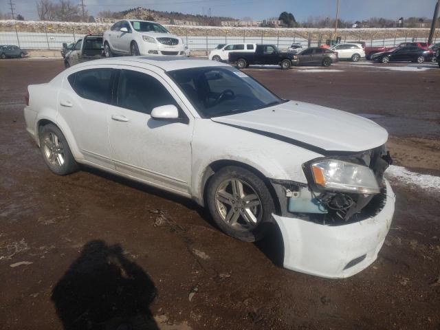 1C3CDZCG7DN666509 - 2013 DODGE AVENGER SXT WHITE photo 4