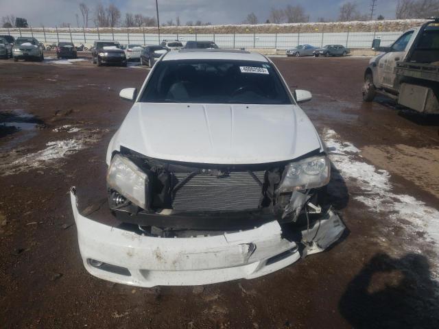 1C3CDZCG7DN666509 - 2013 DODGE AVENGER SXT WHITE photo 5