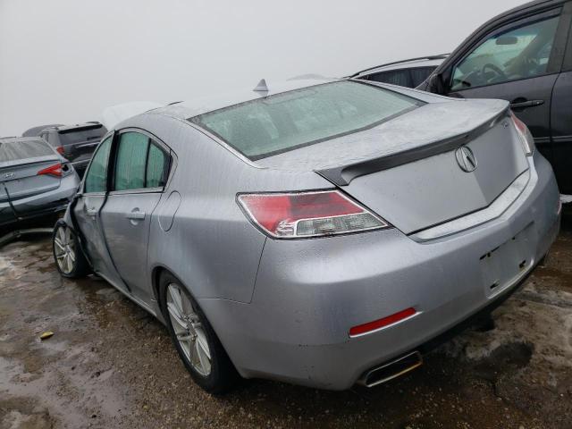 19UUA8F52DA003340 - 2013 ACURA TL TECH SILVER photo 2