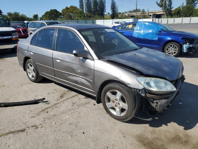 2HGES26774H565767 - 2004 HONDA CIVIC EX SILVER photo 4