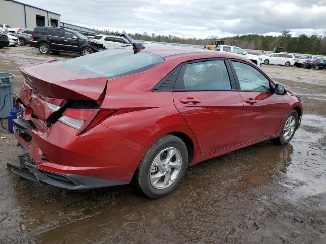 KMHLL4AGXPU632381 - 2023 HYUNDAI ELANTRA SE RED photo 3