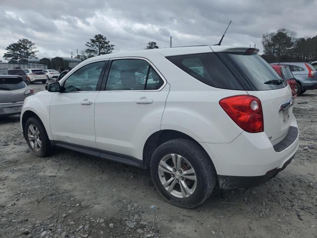 1GNALBEK3DZ107635 - 2013 CHEVROLET EQUINOX LS WHITE photo 2