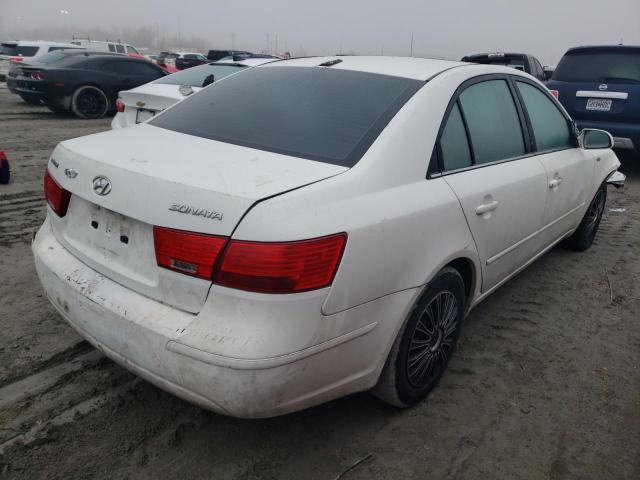 5NPET46C59H479392 - 2009 HYUNDAI SONATA GLS WHITE photo 3