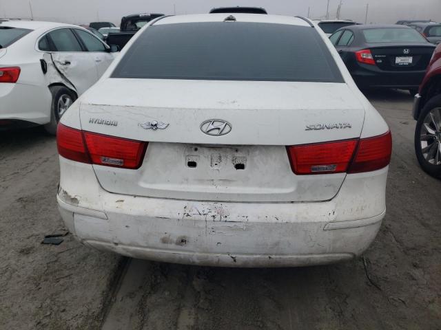 5NPET46C59H479392 - 2009 HYUNDAI SONATA GLS WHITE photo 6