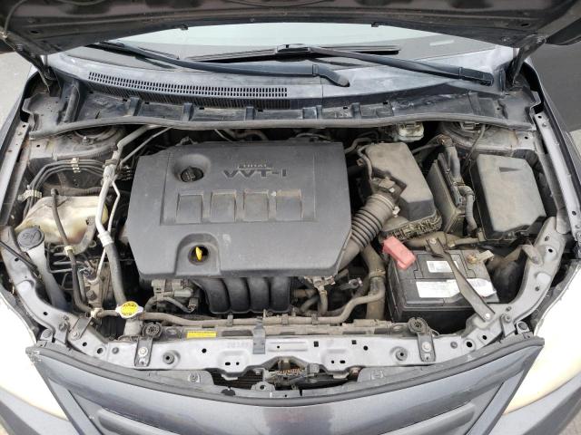 5YFBU4EE3CP029690 - 2012 TOYOTA COROLLA BASE GRAY photo 11