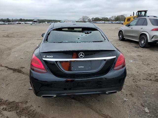 55SWF8DB1KU288634 - 2019 MERCEDES-BENZ C 300 BLACK photo 6