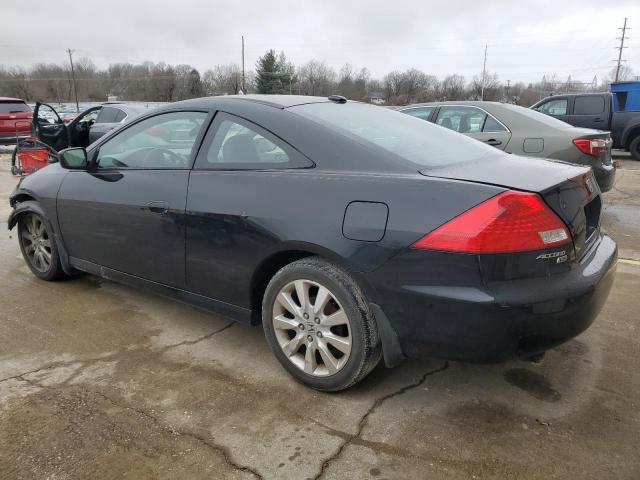 1HGCM82627A004669 - 2007 HONDA ACCORD EX BLACK photo 2