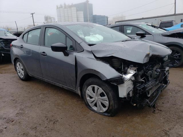 3N1CN8DV2ML894176 - 2021 NISSAN VERSA S GRAY photo 4