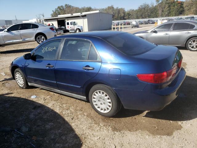 1HGCM56145A154213 - 2005 HONDA ACCORD DX BLUE photo 2