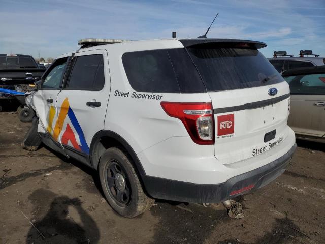 1FM5K8AR5FGB26264 - 2015 FORD EXPLORER POLICE INTERCEPTOR თეთრი ფოტო 2