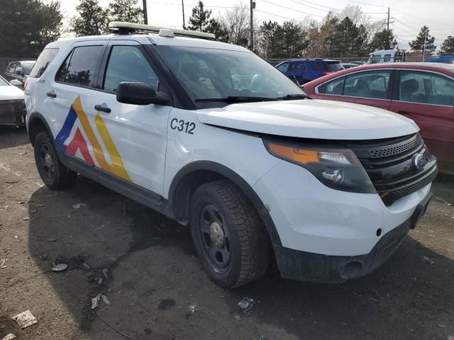 1FM5K8AR5FGB26264 - 2015 FORD EXPLORER POLICE INTERCEPTOR თეთრი ფოტო 4