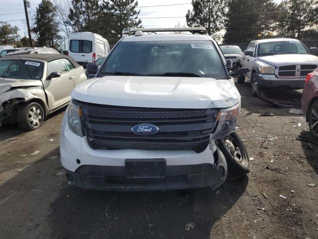 1FM5K8AR5FGB26264 - 2015 FORD EXPLORER POLICE INTERCEPTOR WHITE photo 5