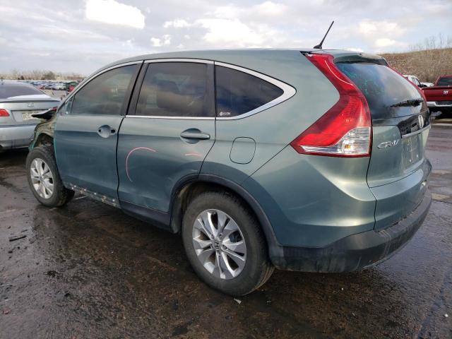 2HKRM4H57CH615445 - 2012 HONDA CR-V EX TEAL photo 2