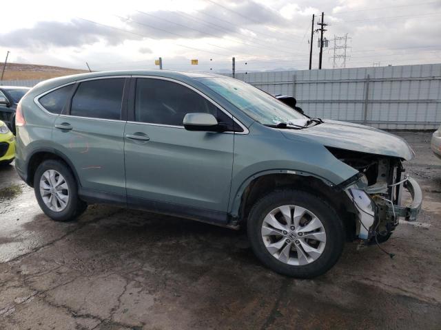 2HKRM4H57CH615445 - 2012 HONDA CR-V EX TEAL photo 4