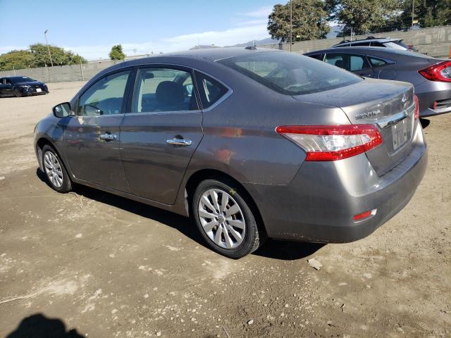 3N1AB7AP1FY366506 - 2015 NISSAN SENTRA S GRAY photo 2